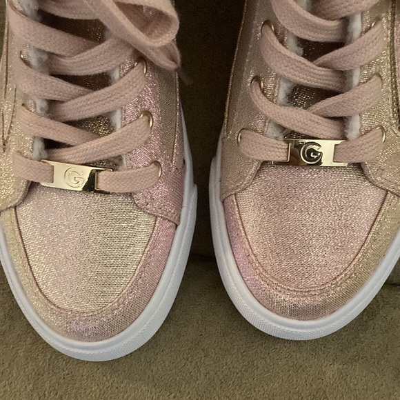 Guess womens Baylee fashion sneakers - Picture 5 of 11